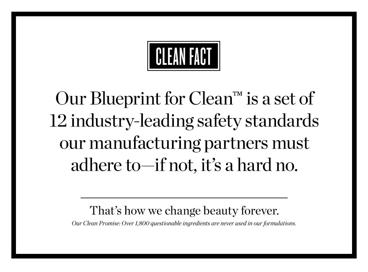 OUR CLEAN PROMISE
