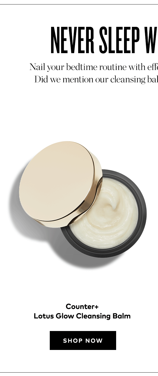 COUNTER+ LOTUS GLOW CLEANSING BALM