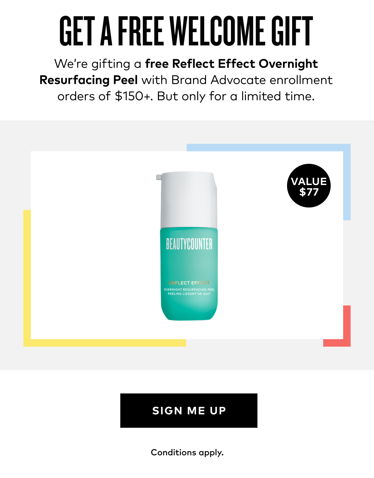 GET A FREE WELCOME GIFT