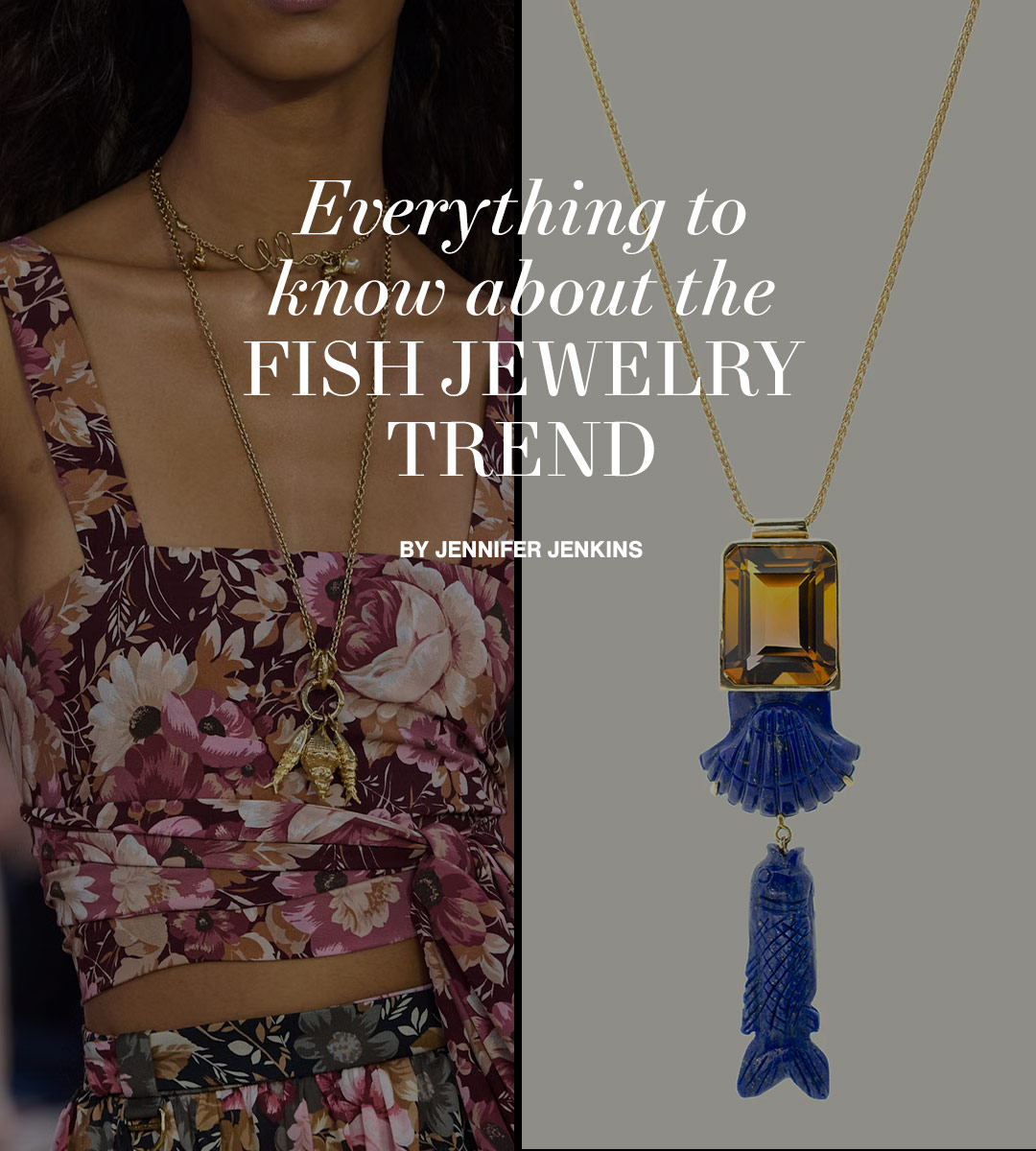 Fish Jewelry Is Everywhere. Call It Sardine Girl Summer.