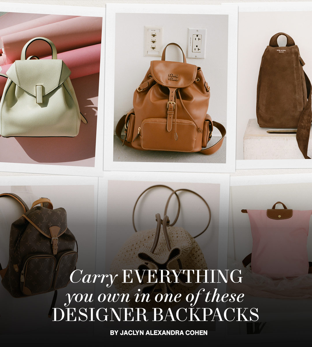 Carry Everything You Own in One of These Designer Backpacks