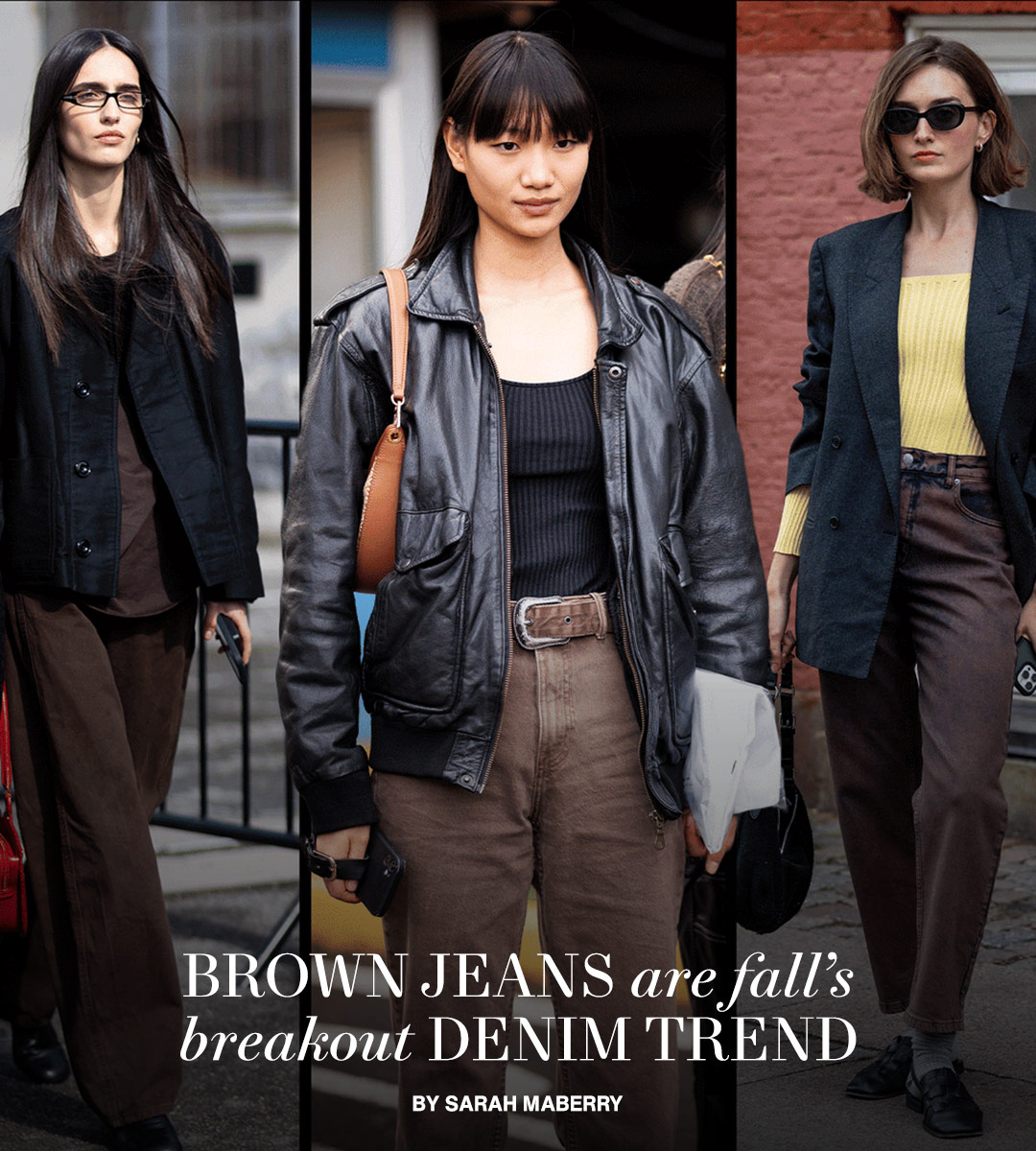 8 Street-Style Approved Ways to Style Brown Jeans