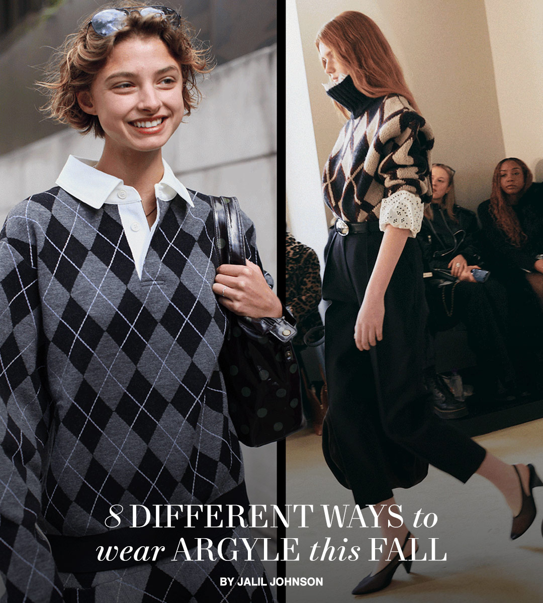 How to Style Argyle Sweaters