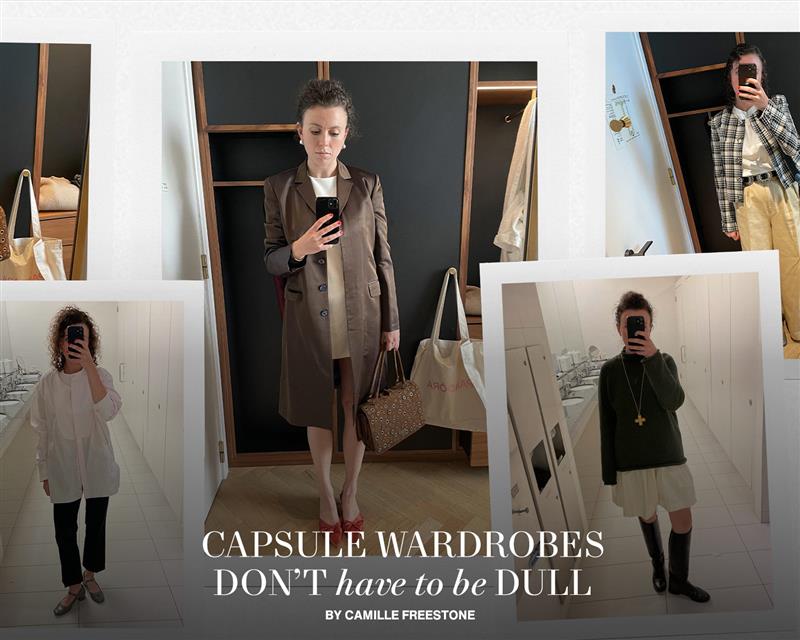 Proof Capsule Wardrobes Don't Have To Be Boring