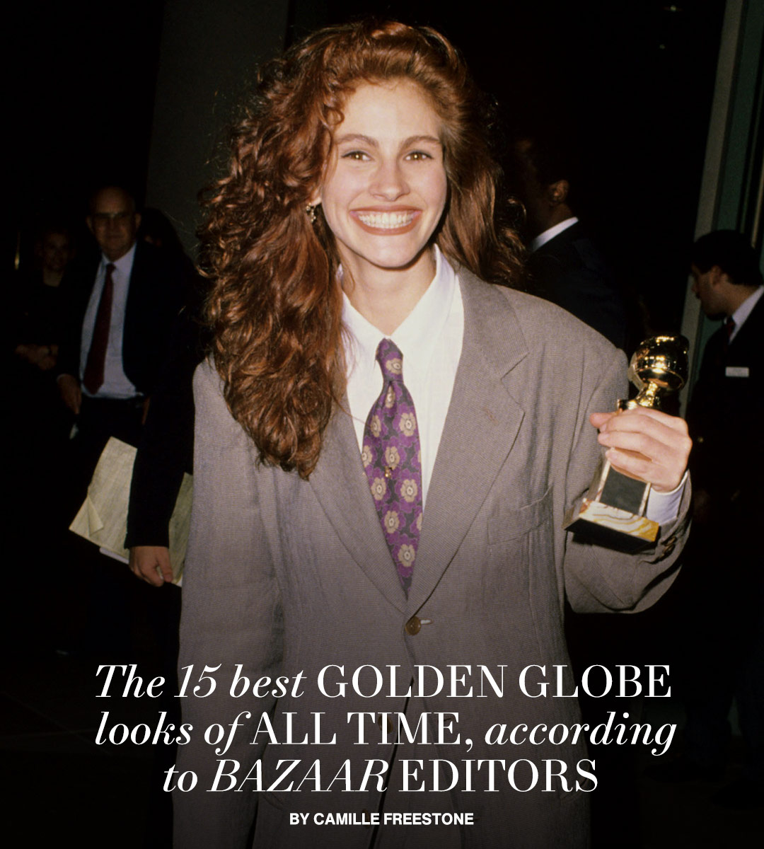 The 15 Best Golden Globe Looks of All Time, According to <i>Bazaar</i> Editors