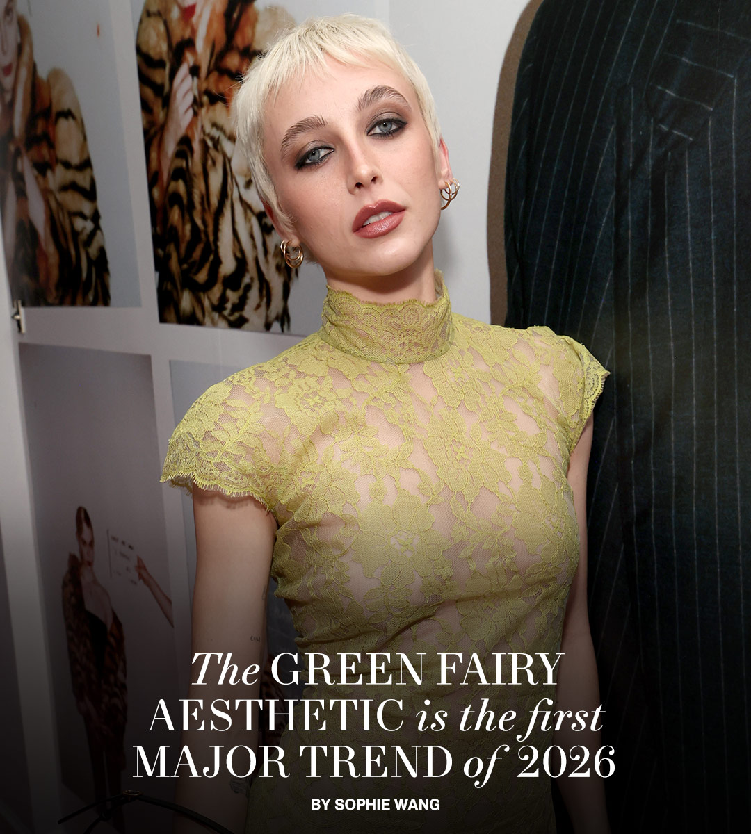 The Green Fairy Aesthetic Is the First Major Trend of 2026