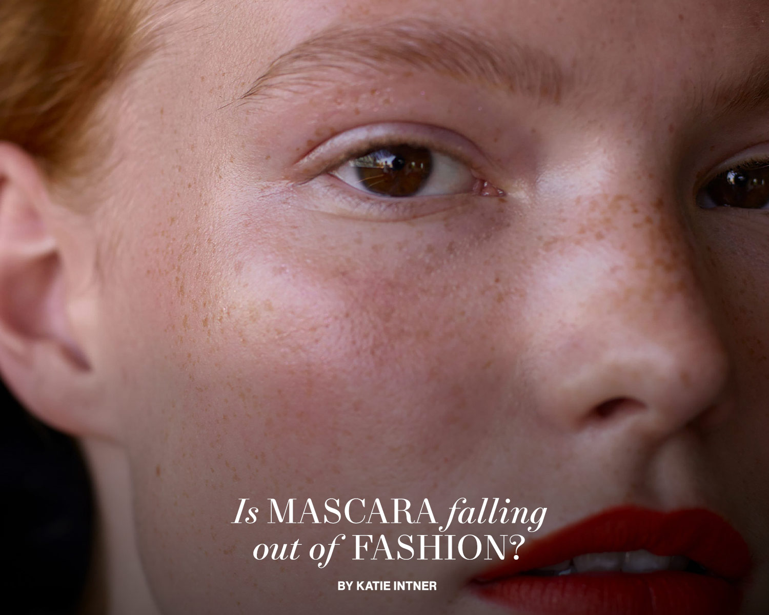 Is Mascara Falling Out of Fashion?