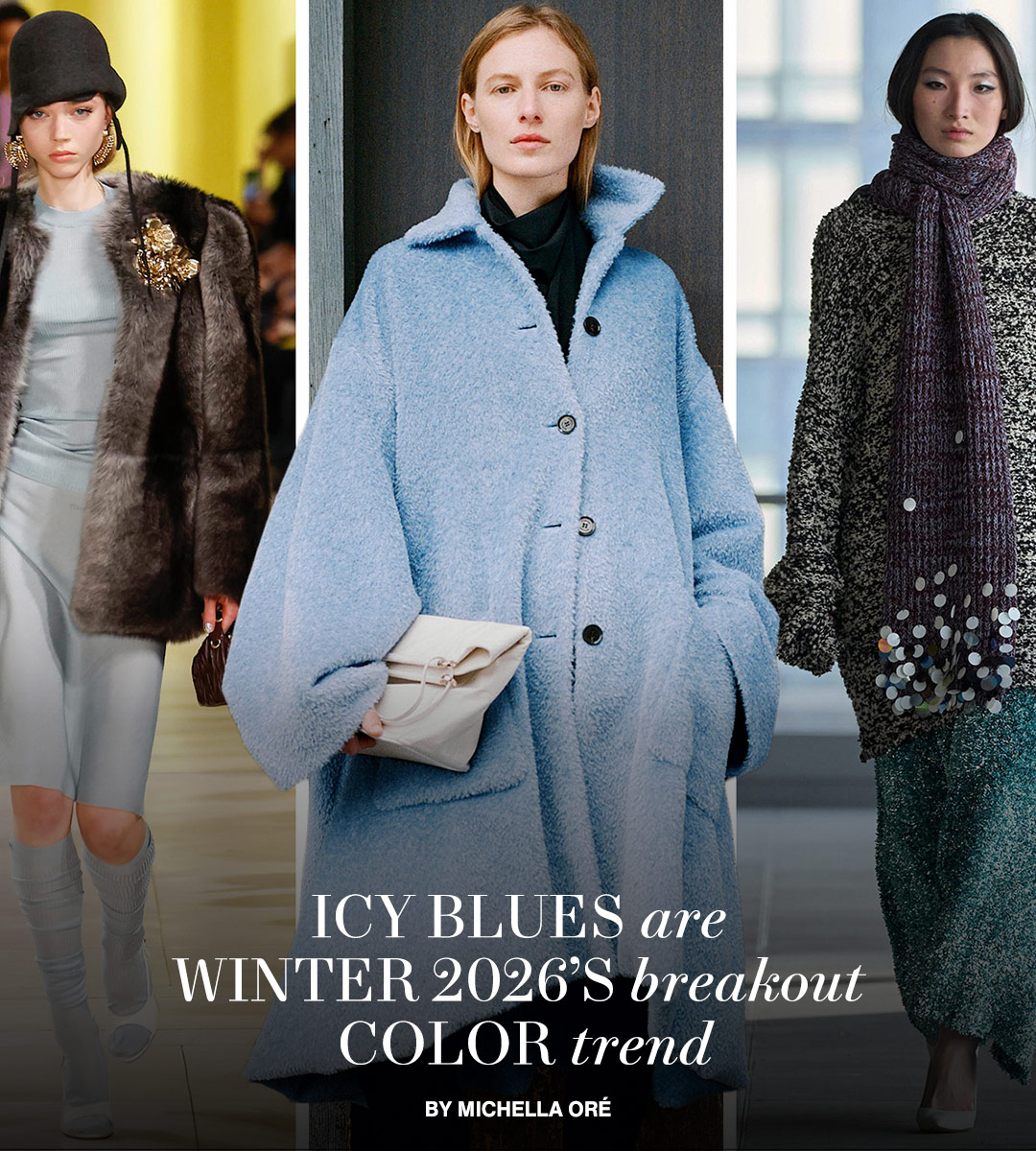 Icy Blues Are Winter 2026's Breakout Color Trend