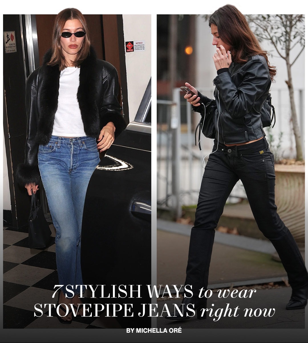 How to Wear Stovepipe Jeans—the New Denim Silhouette That's Suddenly Trending 