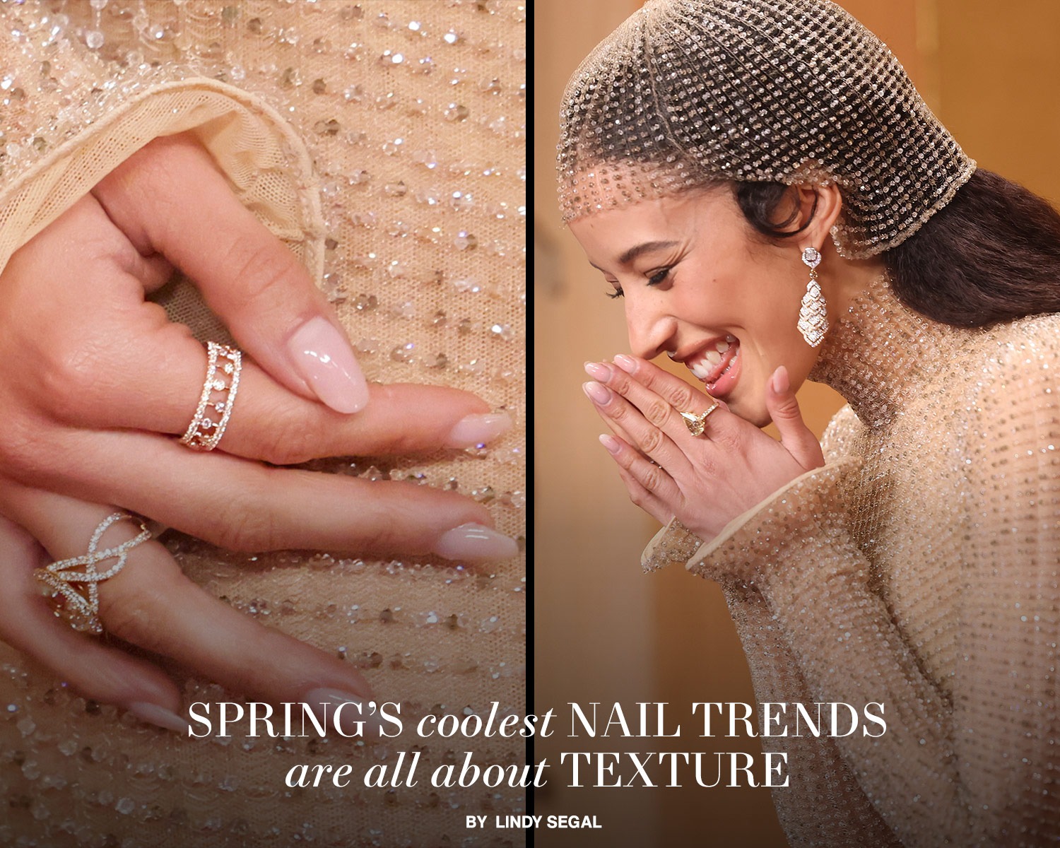 Spring's Coolest Nail Trends Are All About Texture Spring's Coolest Nail Trends Are All About Texture