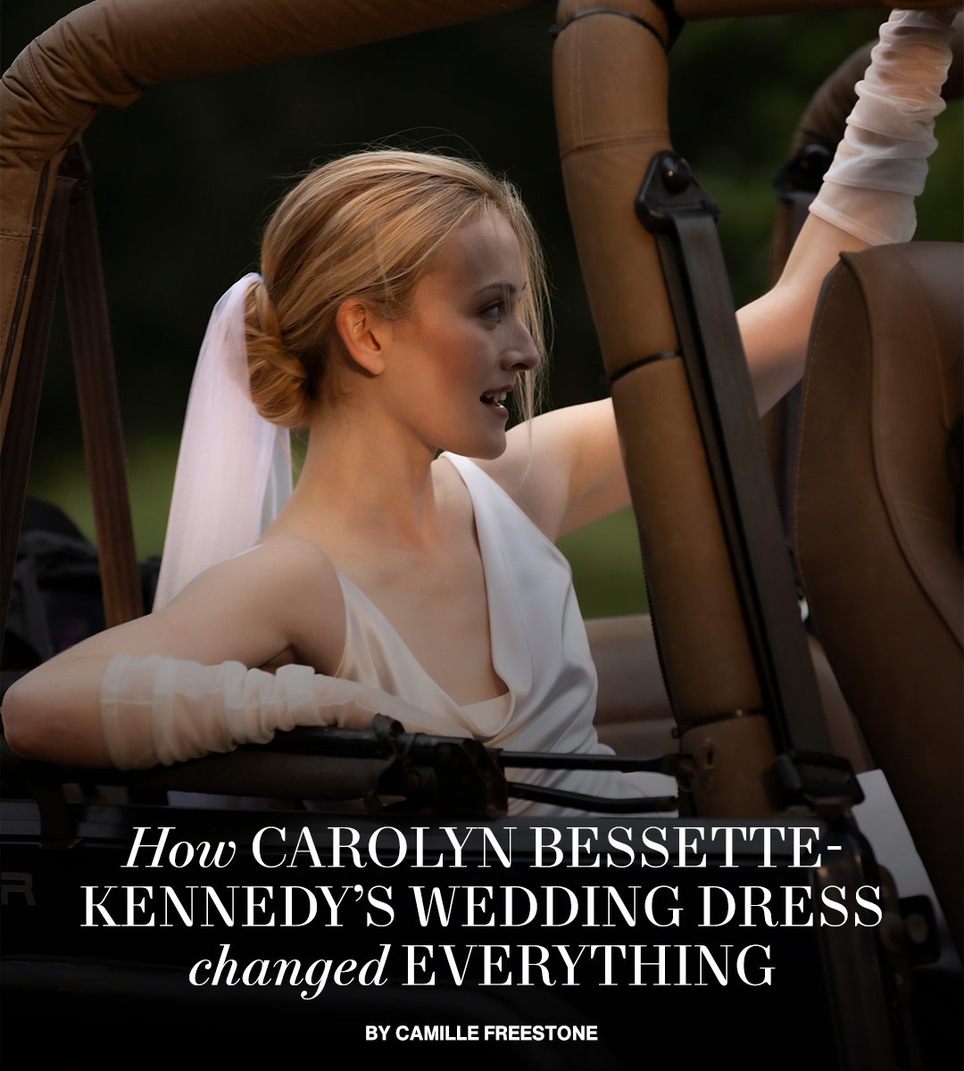 How Carolyn Bessette-Kennedy's Wedding Dress Changed Everything