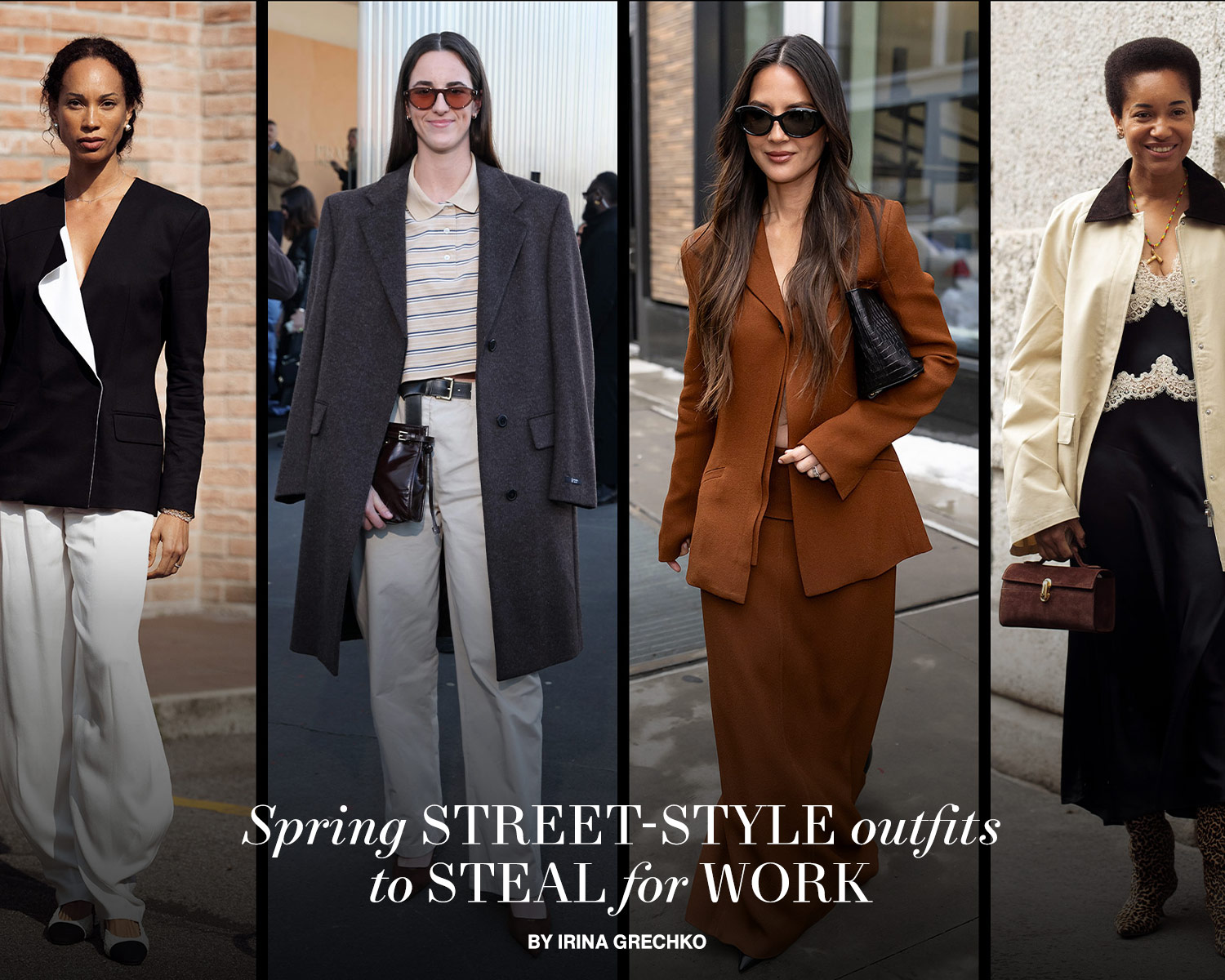 Spring Street-Style Outfits to Steal for Work
