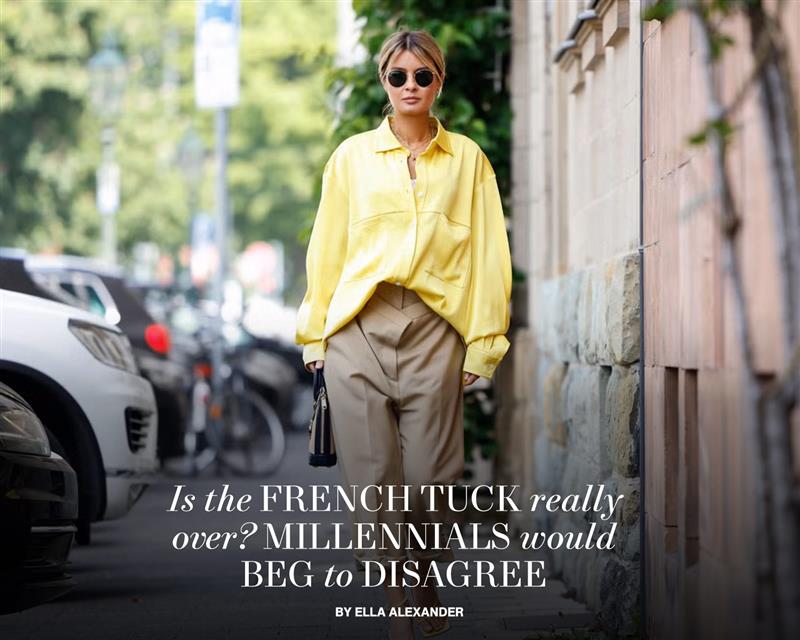 Gen Z Supposedly Killed This Styling Trick, But For Millennials, It's Going Strong