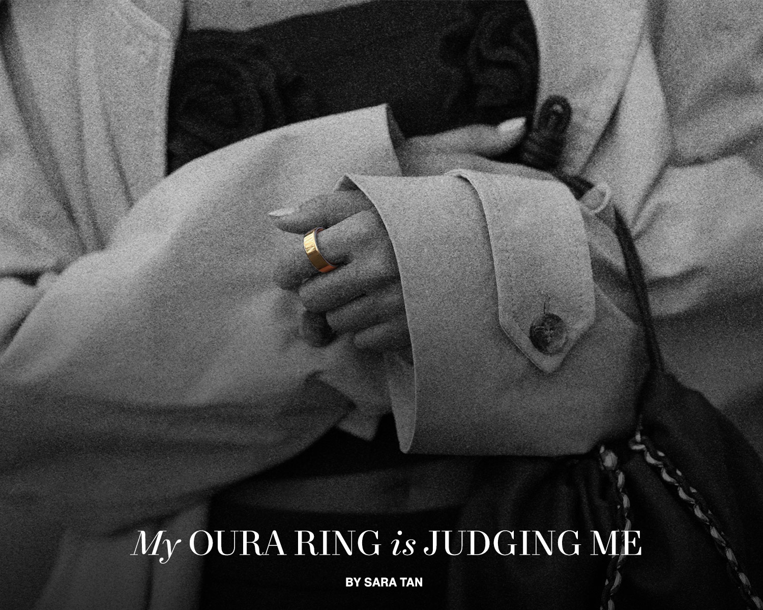 My Oura Ring Is Judging Me My Oura Ring Is Judging Me