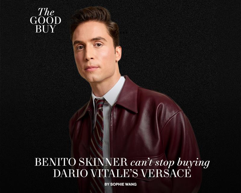Benito Skinner Can’t Stop Buying Dario Vitale’s Versace Benito Skinner Can’t Stop Buying Dario Vitale’s Versace