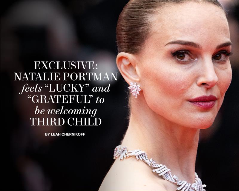 EXCLUSIVE: Natalie Portman Feels “Lucky” and “Grateful” to Be Welcoming Third Child