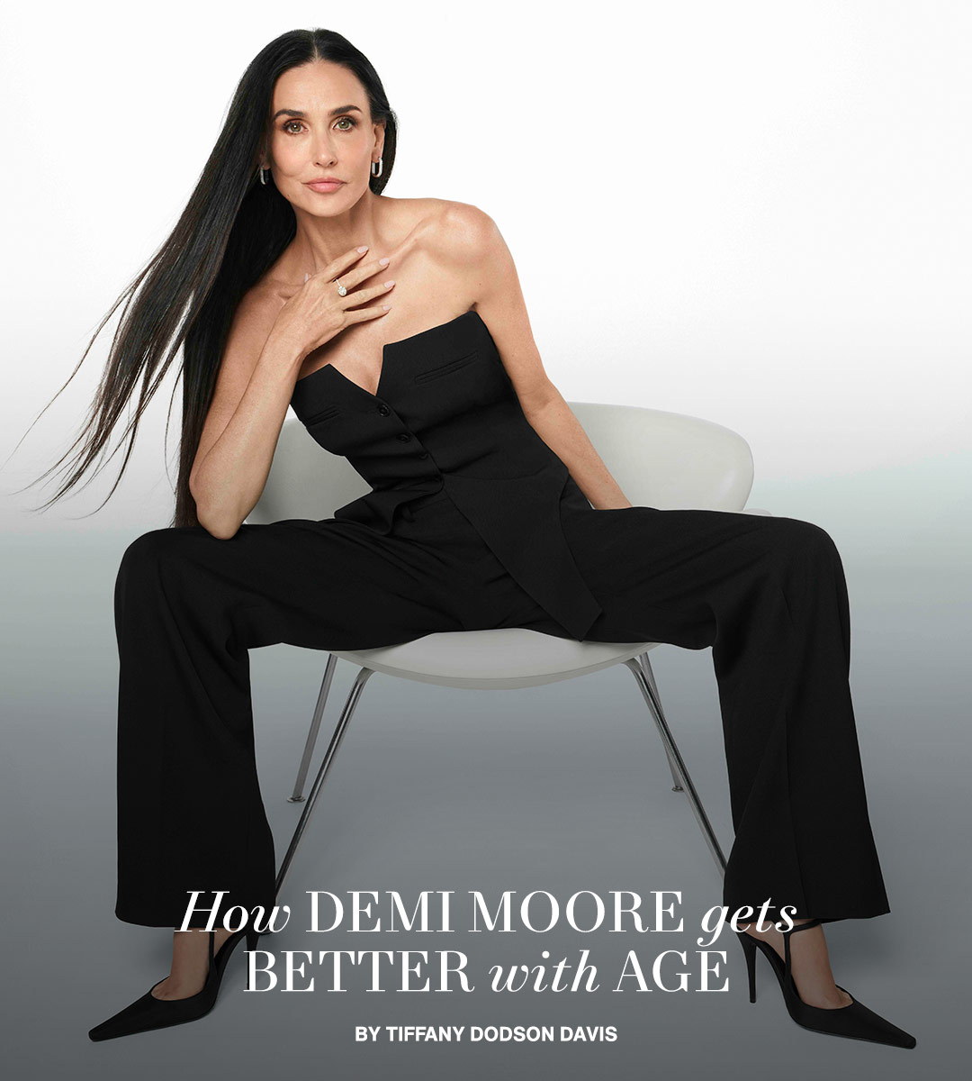 Demi Moore on Skincare, Longevity, and the Importance of Staying Curious