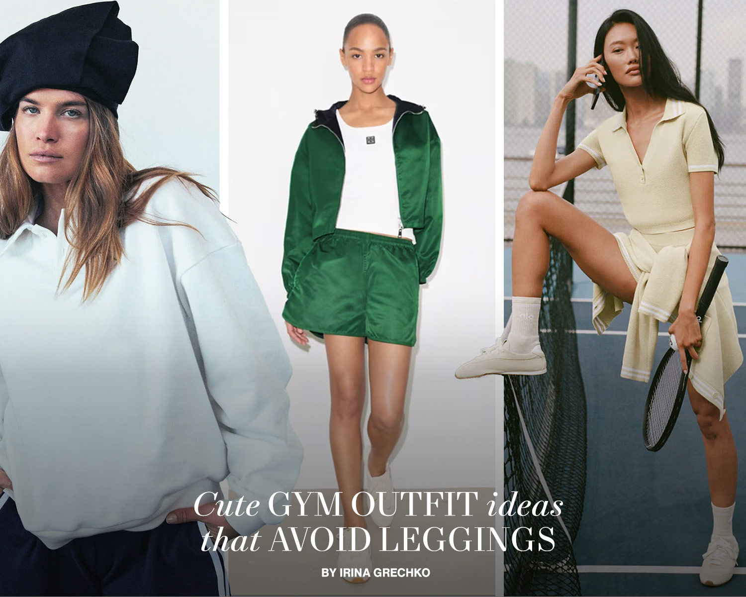 Cute Gym Outfits That Avoid Leggings (Now That Leggings are Over)