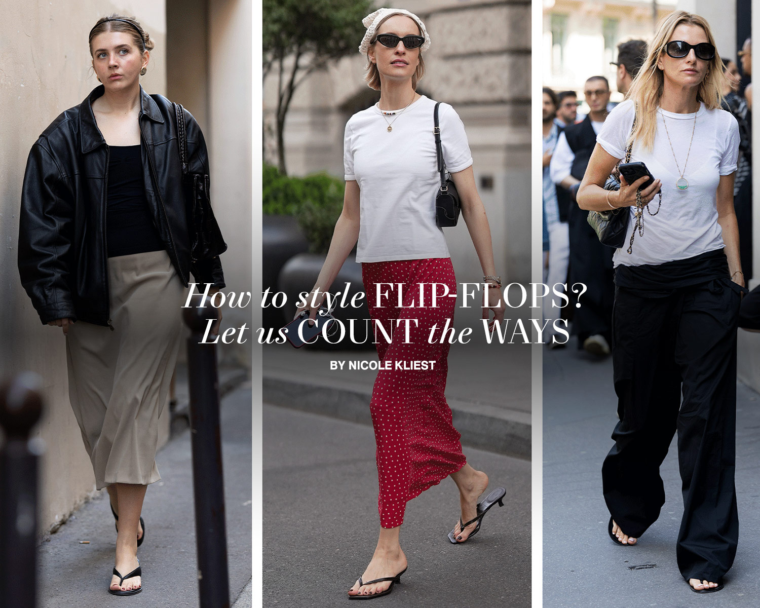 How to Wear Flip-Flops Beyond the Beach