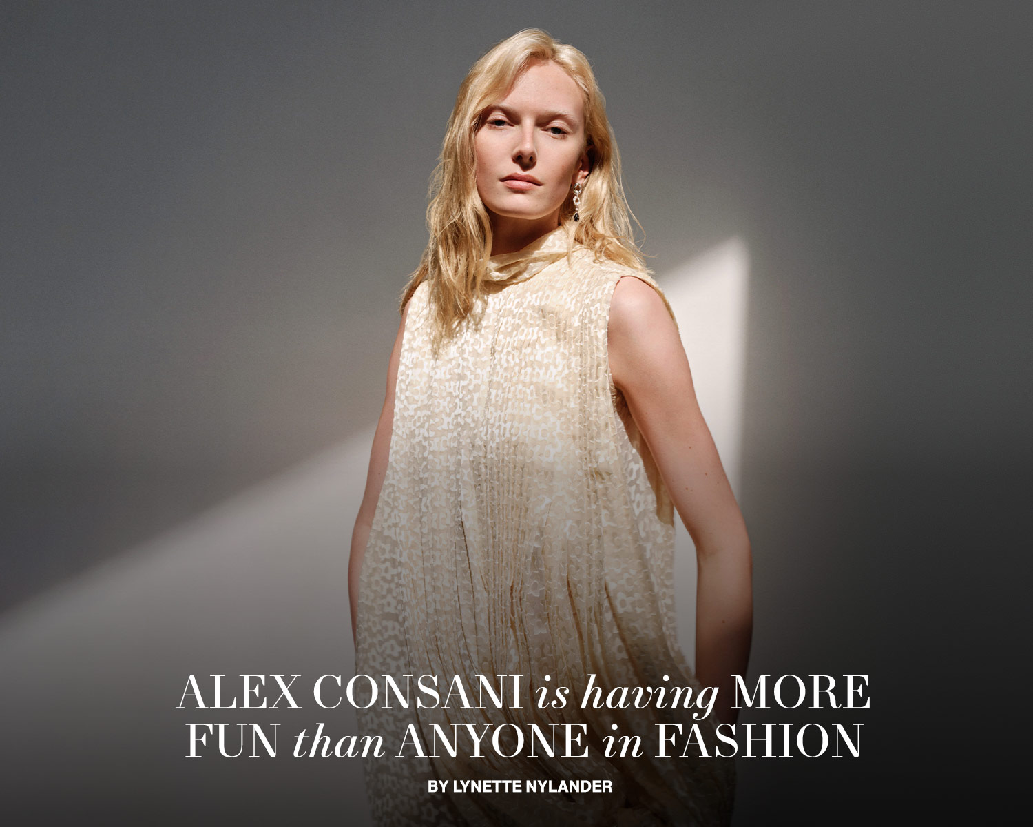 Alex Consani Is Having More Fun Than Anyone in Fashion