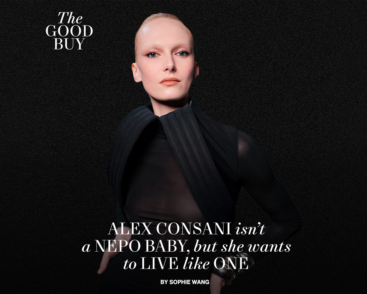Alex Consani Wants You to Think She's a Nepo Baby