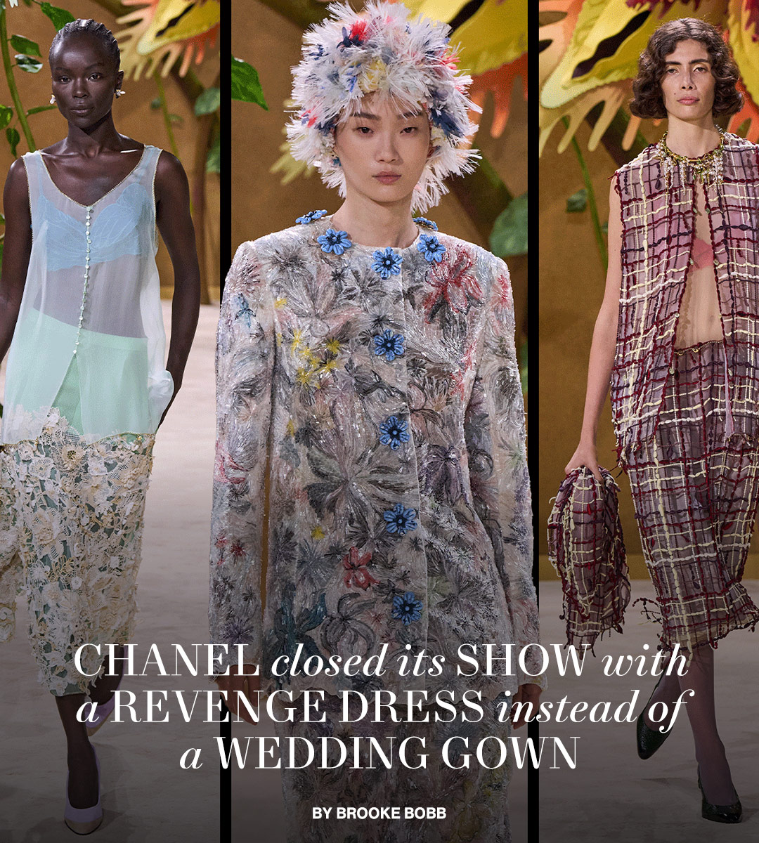 Chanel Closed Its Show with a Revenge Dress Instead of a Wedding Gown