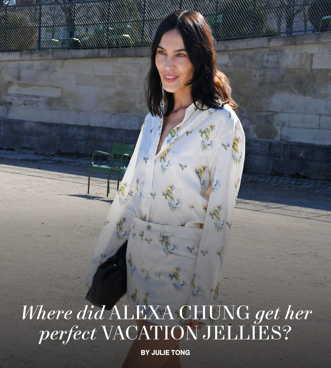 Where Did Alexa Chung Get Her Perfect Vacation Jellies?
