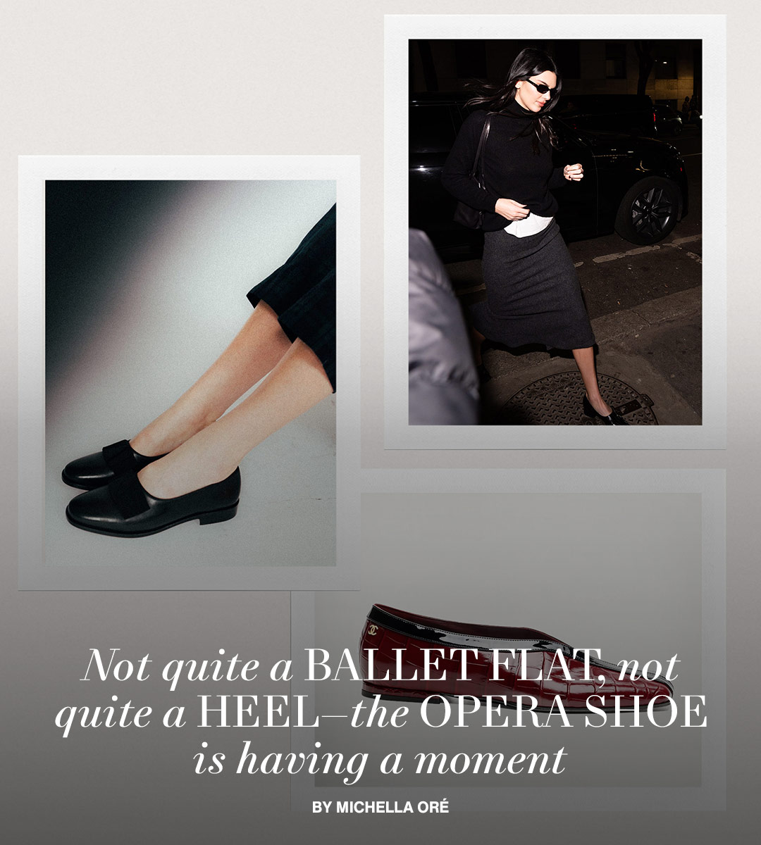 Not Quite a Ballet Flat, Not Quite a Heel—The Opera Shoe Is Having a Moment