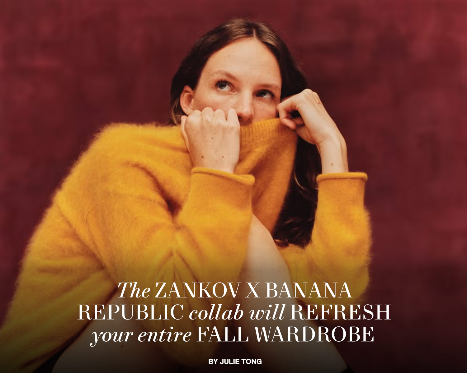 Henry Zankov’s Collab With Banana Republic Will Save Your Fall Wardrobe
