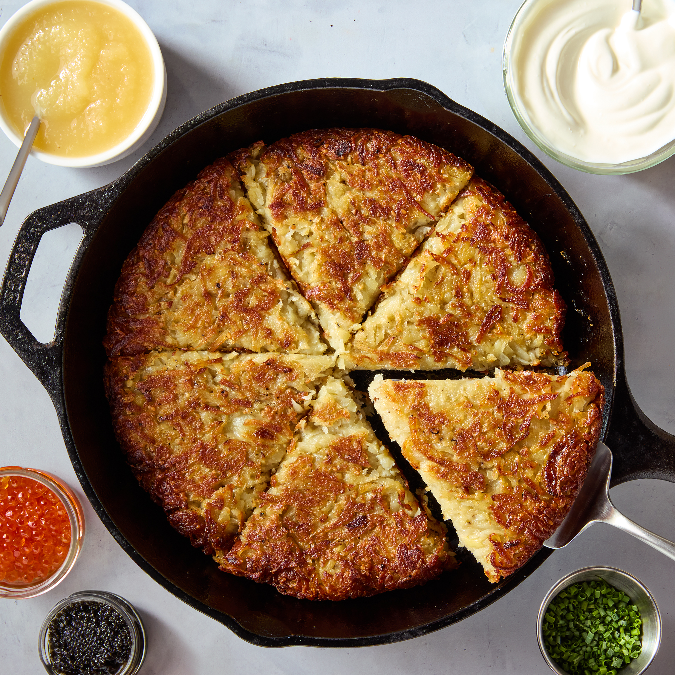 Feeding A Crowd? Our Giant Skillet Latke Is The Solution