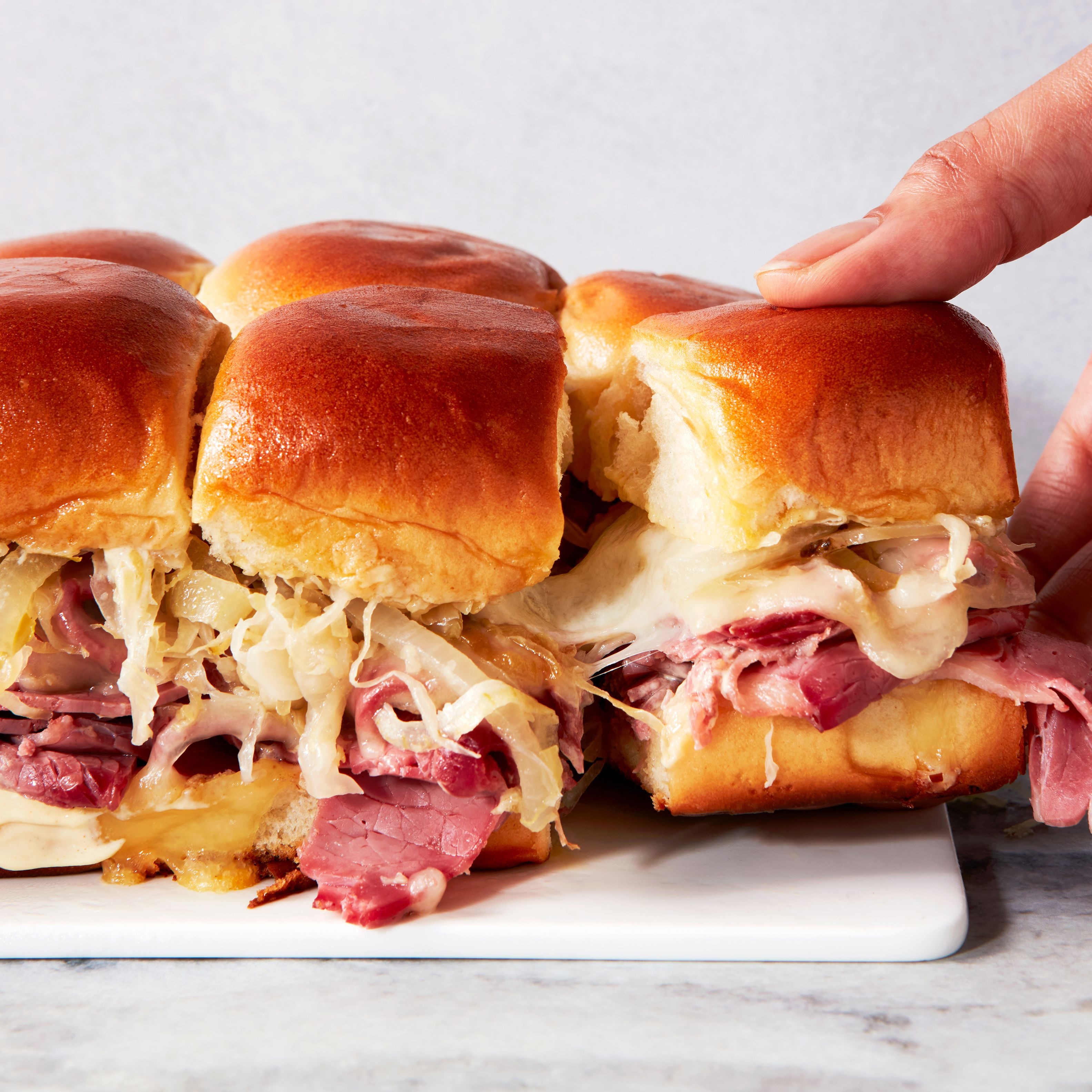 Corned Beef & Cabbage Sliders Pack Your Favorite Irish Flavors Into A Bite-Sized Package