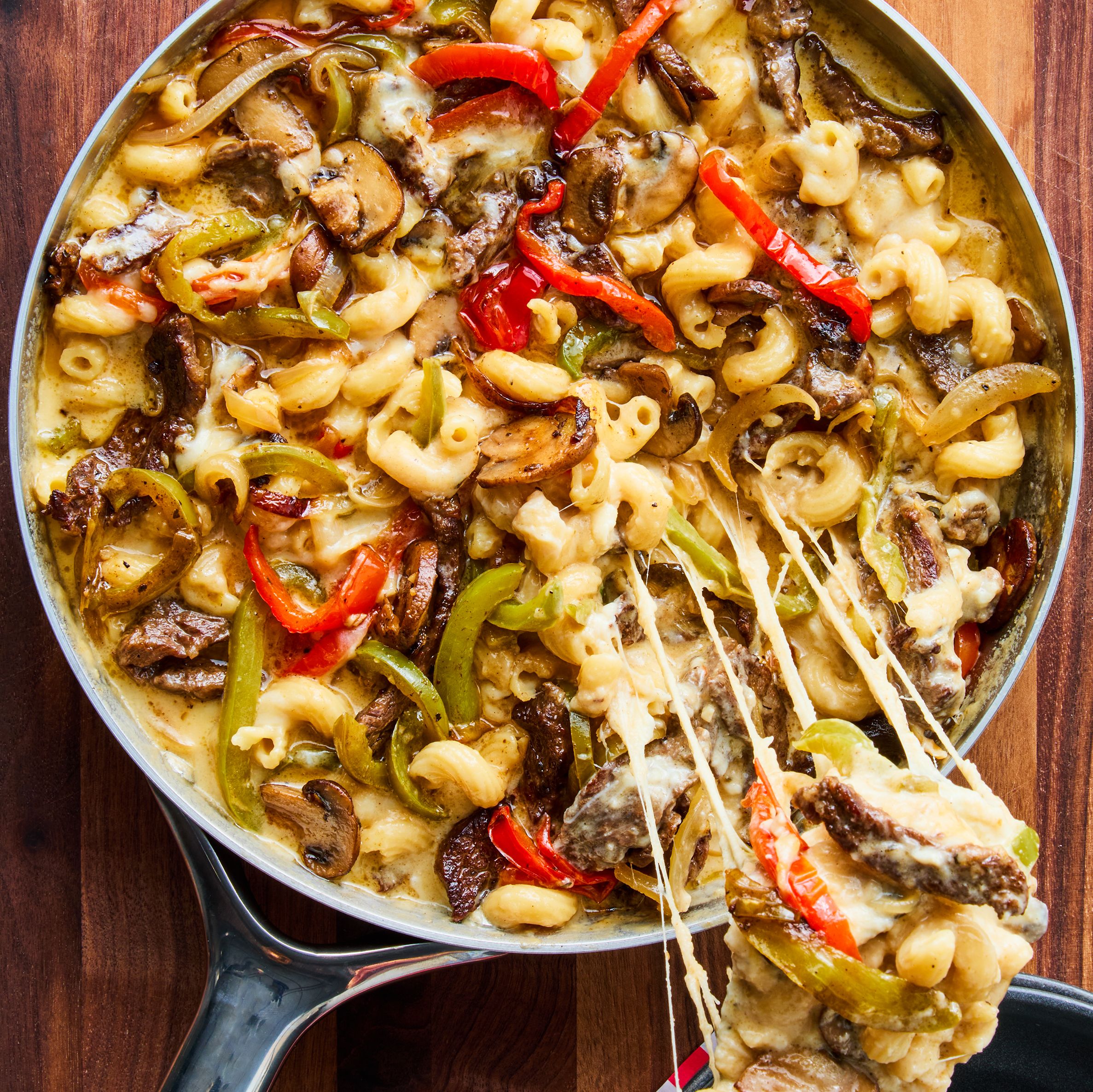 Fully Loaded Philly Cheesesteak Pasta Is The Ultimate Comfort Food Combo