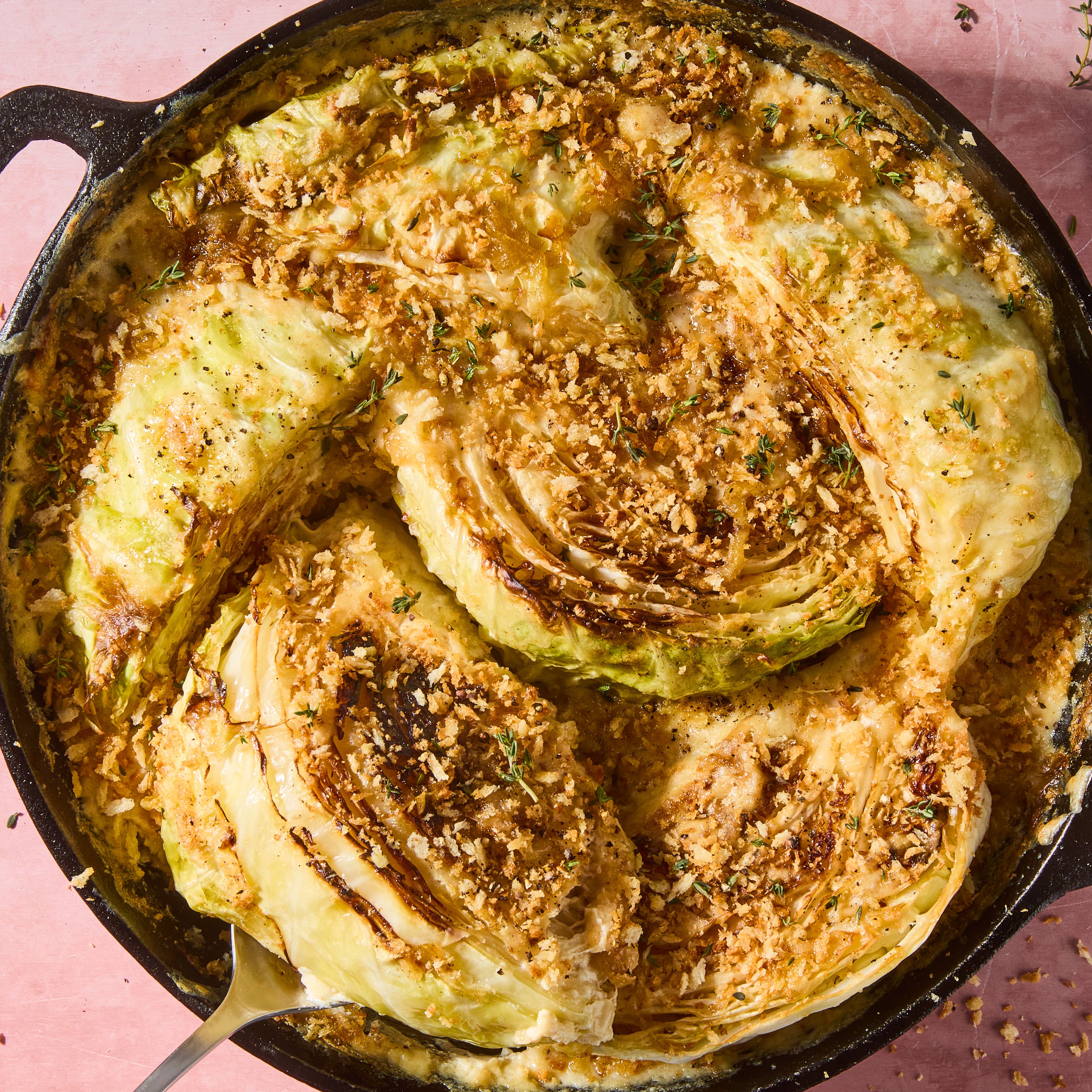 We Could Eat This French Onion Cabbage Gratin Every Night