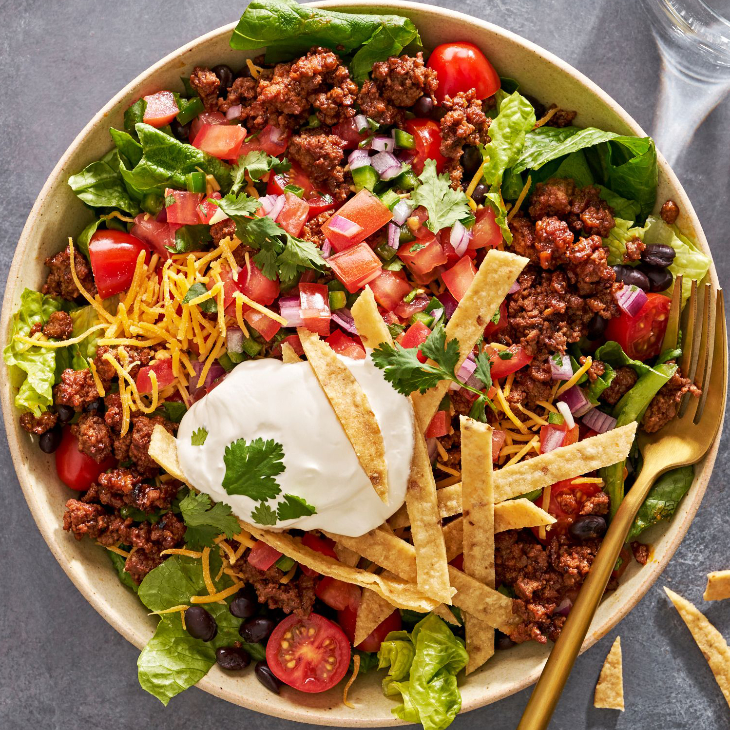 Move Over, Burrito Bowl—Classic Taco Salad Will Always Have Our Hearts