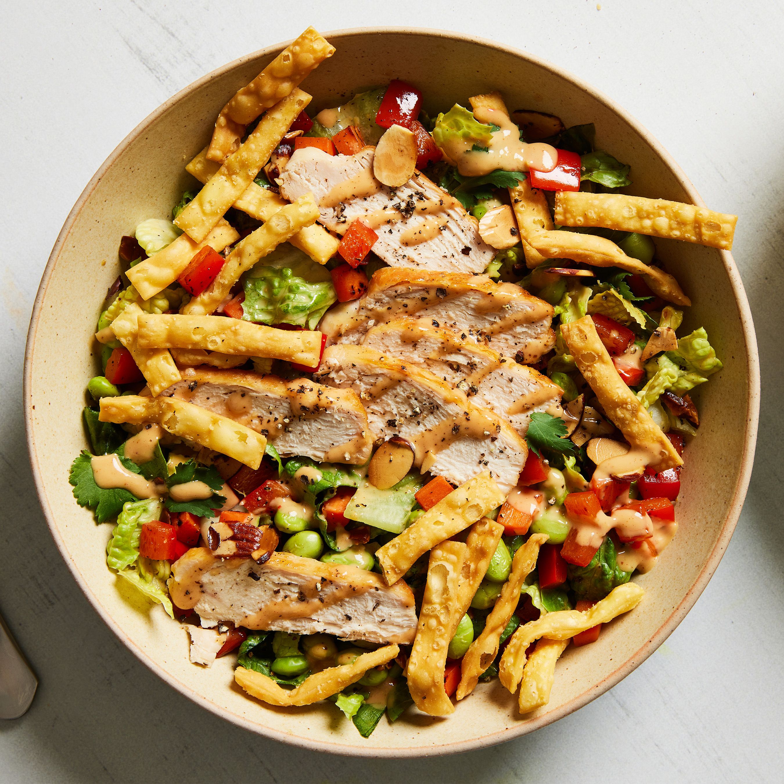 This Copycat Panera Thai Chicken Salad Is Even Better (!!) Than The Real Thing
