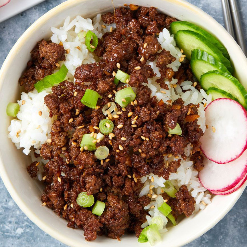 Caramelized Beef With Rice