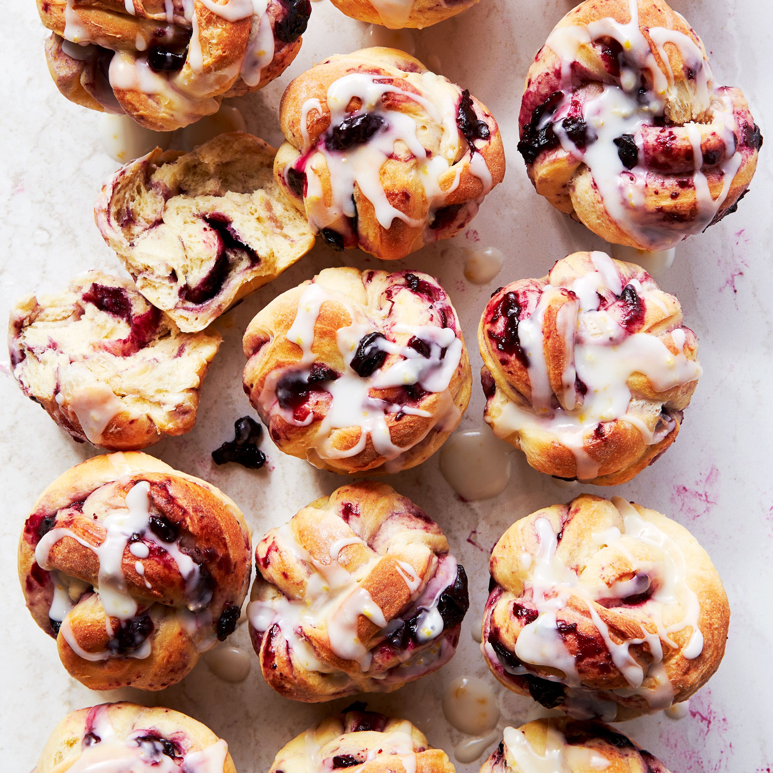 Our Knotted Lemon-Blueberry Rolls Will Steal The Spotlight At Any Springtime Brunch
