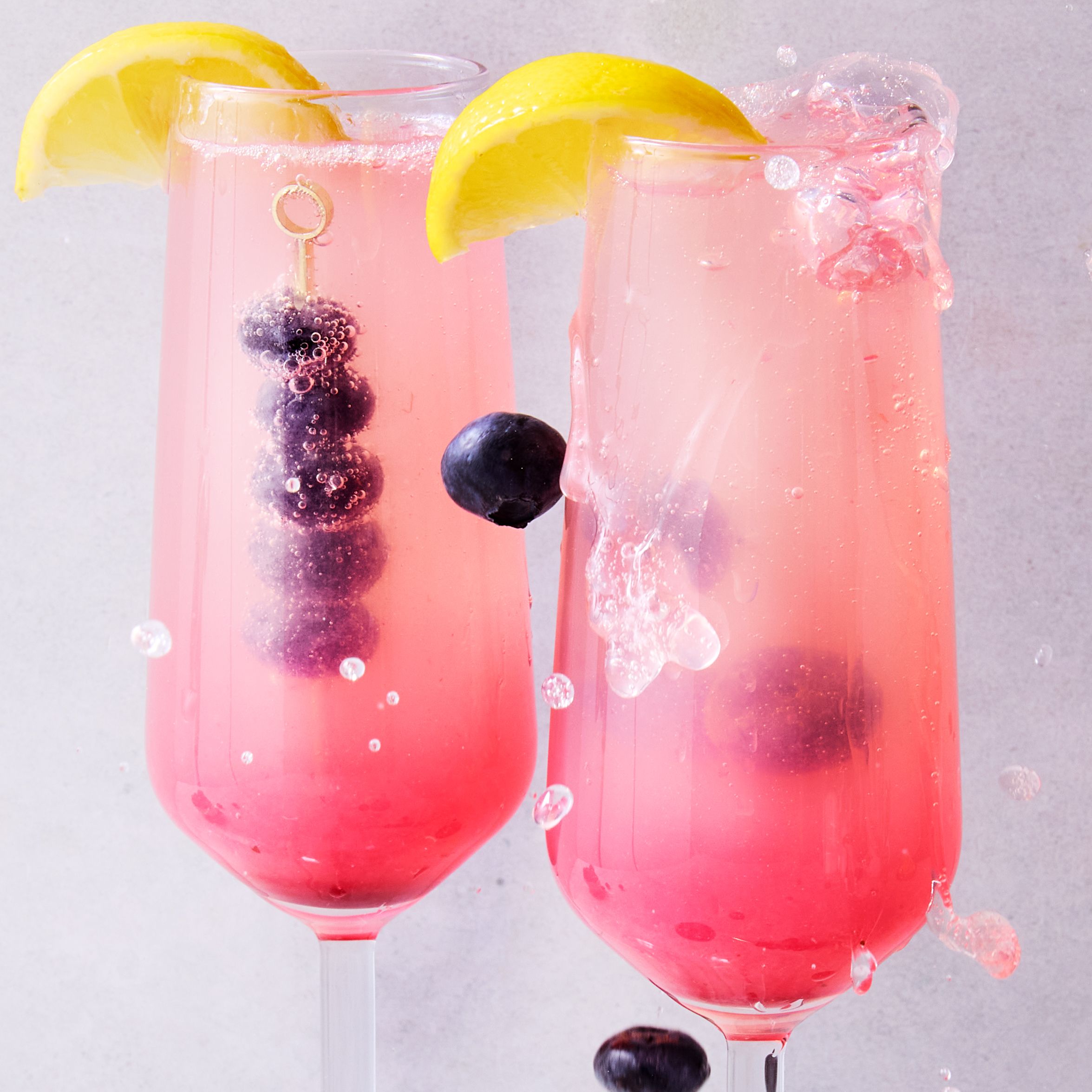 Lemon-Blueberry Mimosa