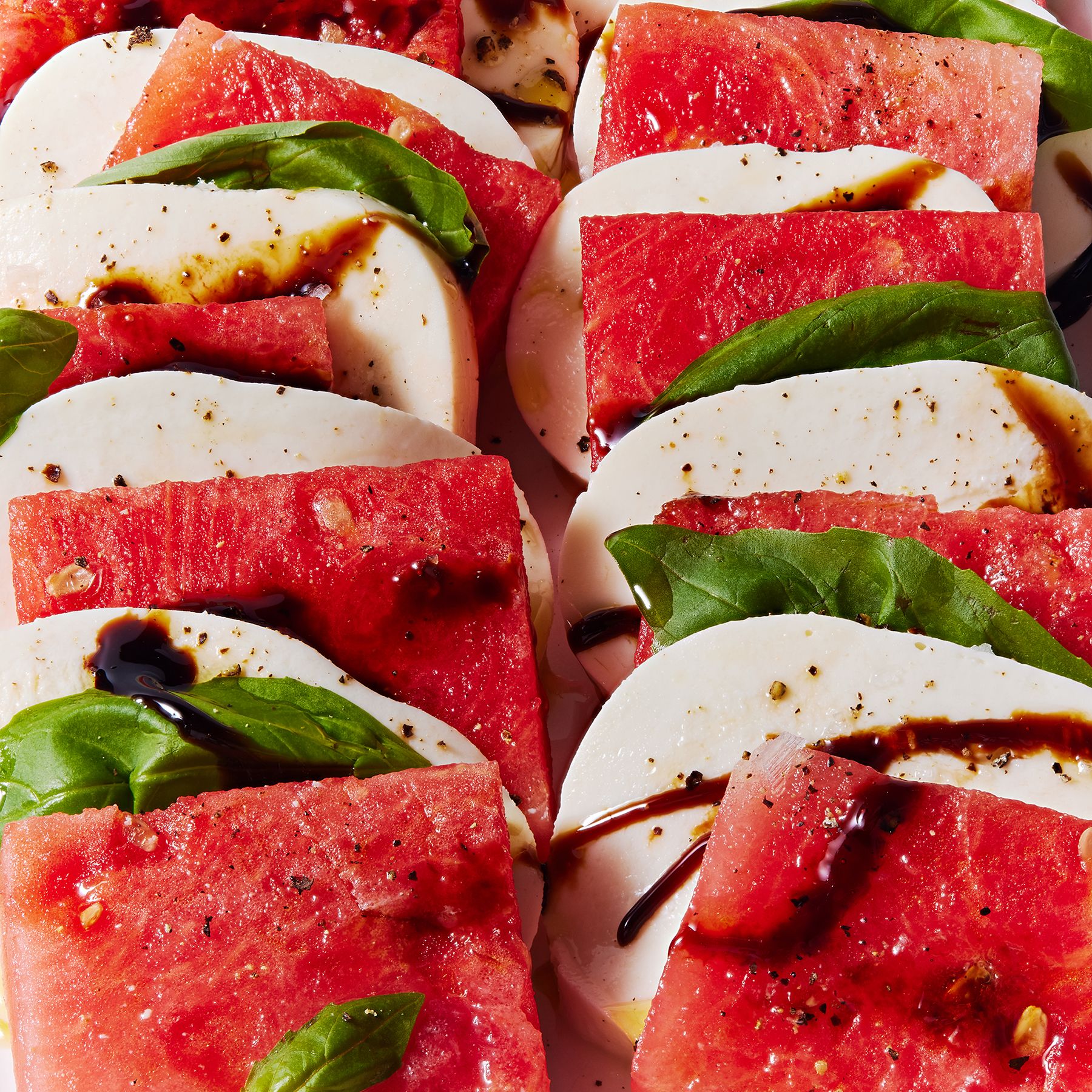 Watermelon Fans—This Twist On The Classic Caprese Salad Will Be Your New Fave
