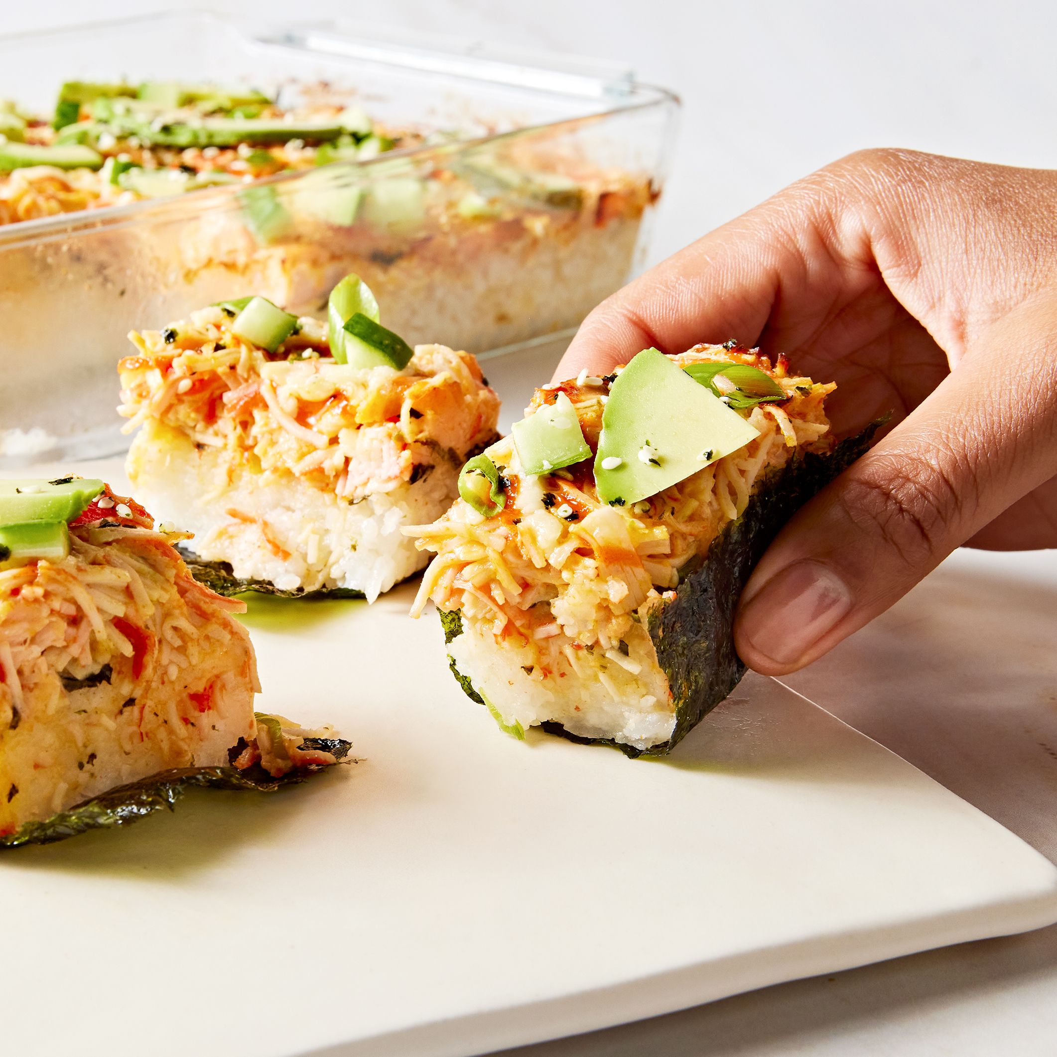 Our Easy Sushi Bake Is The Perfect Hack For California Roll Lovers