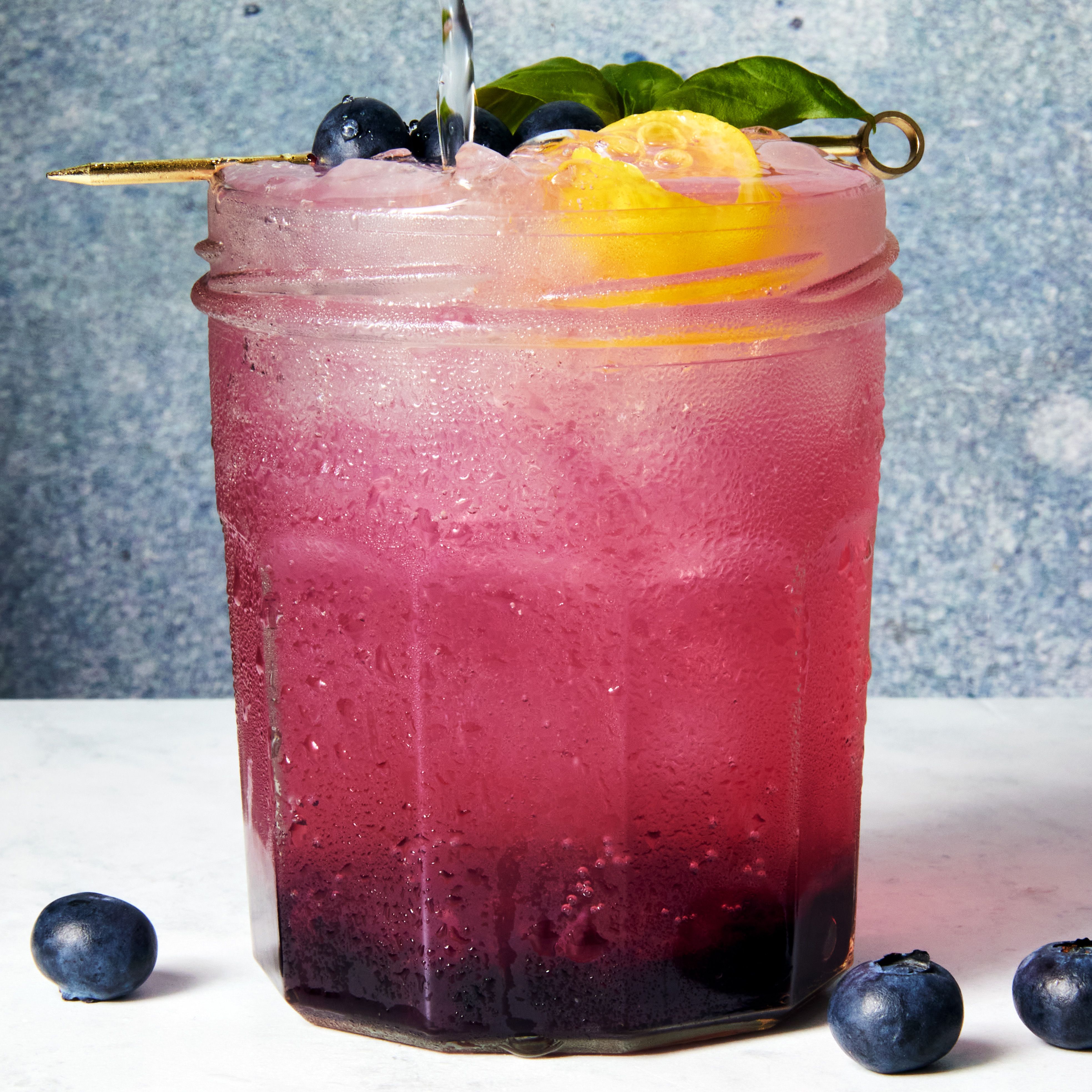 Blueberry Jam Gin Spritz