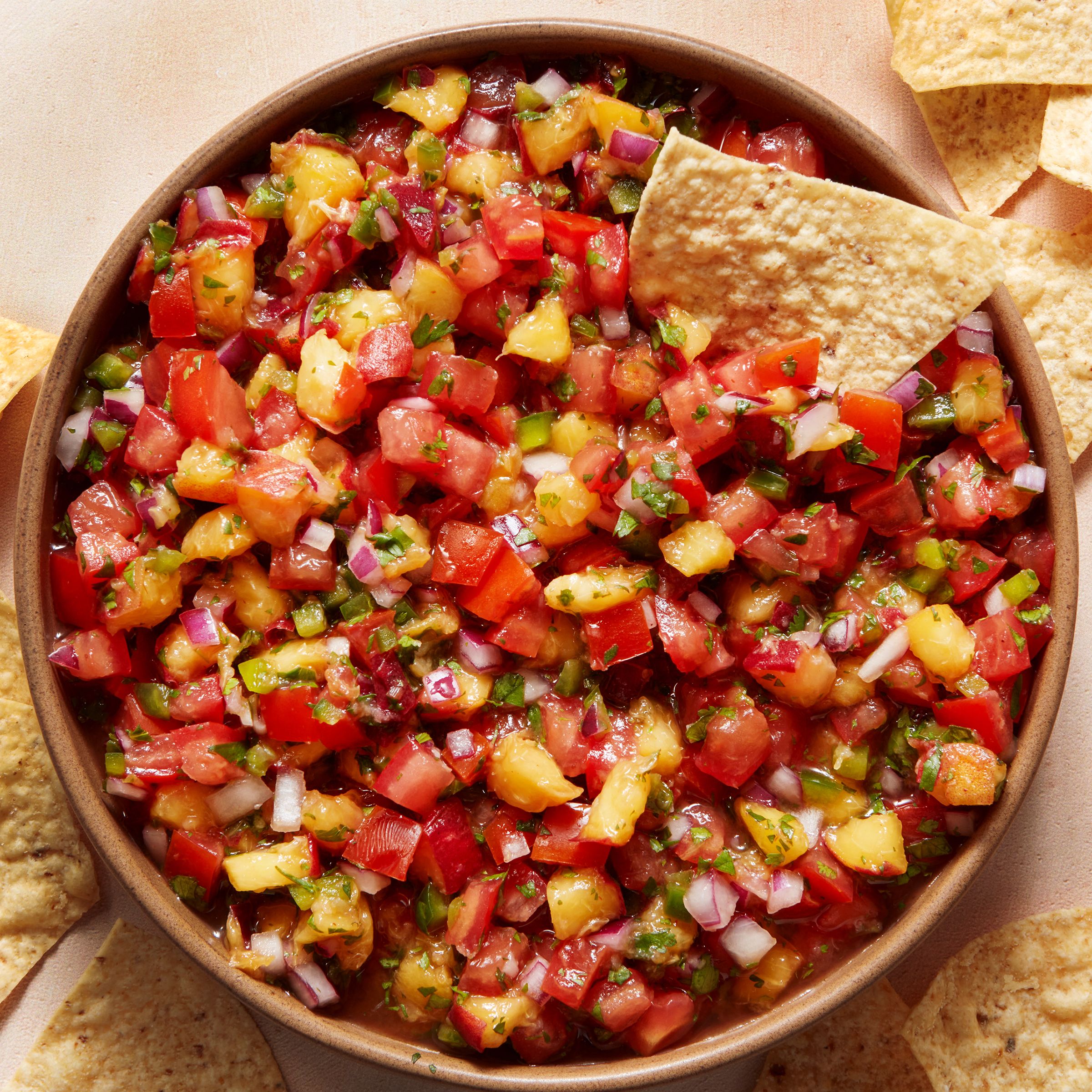 Copycat Trader Joe's Peach Salsa