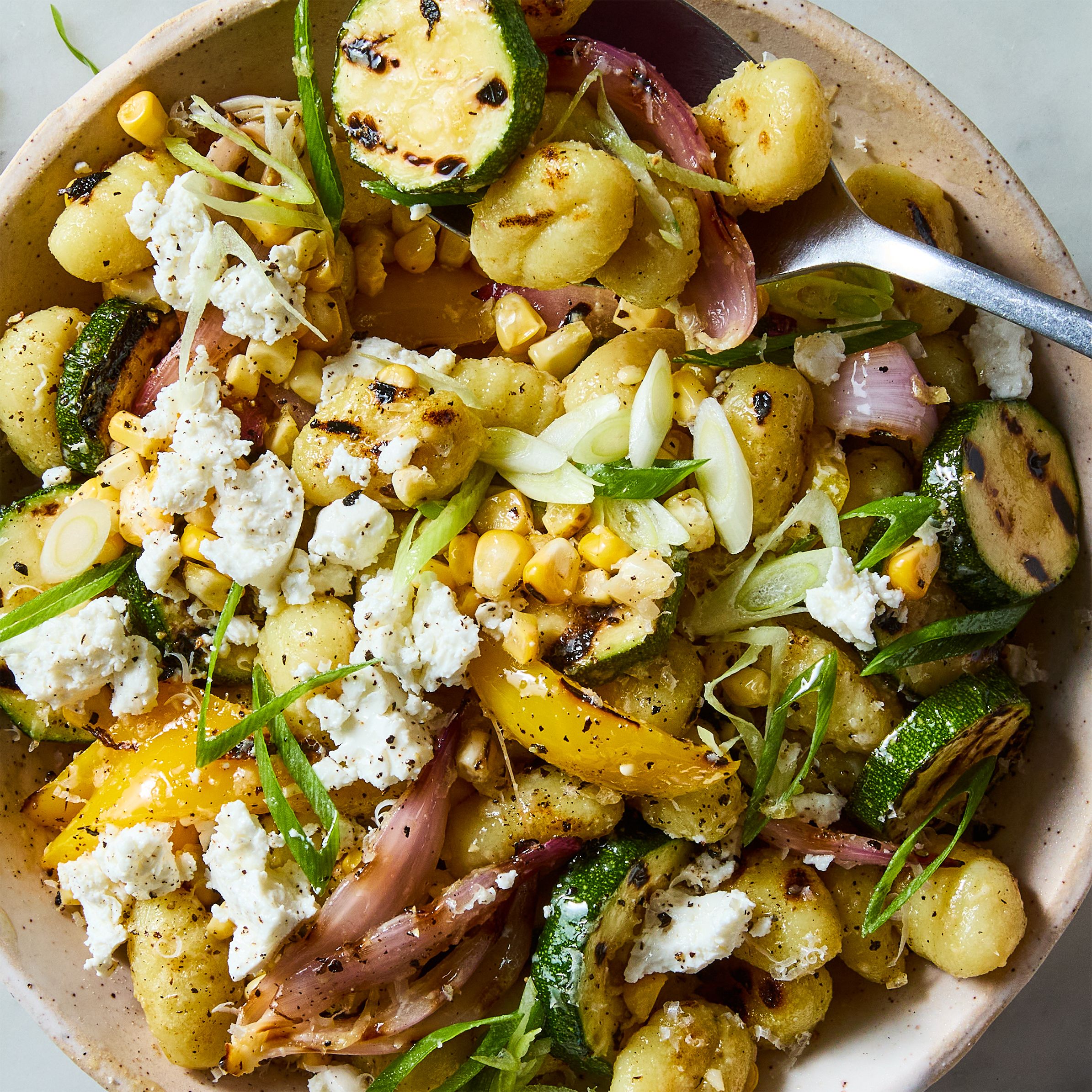 Grilled Gnocchi Salad