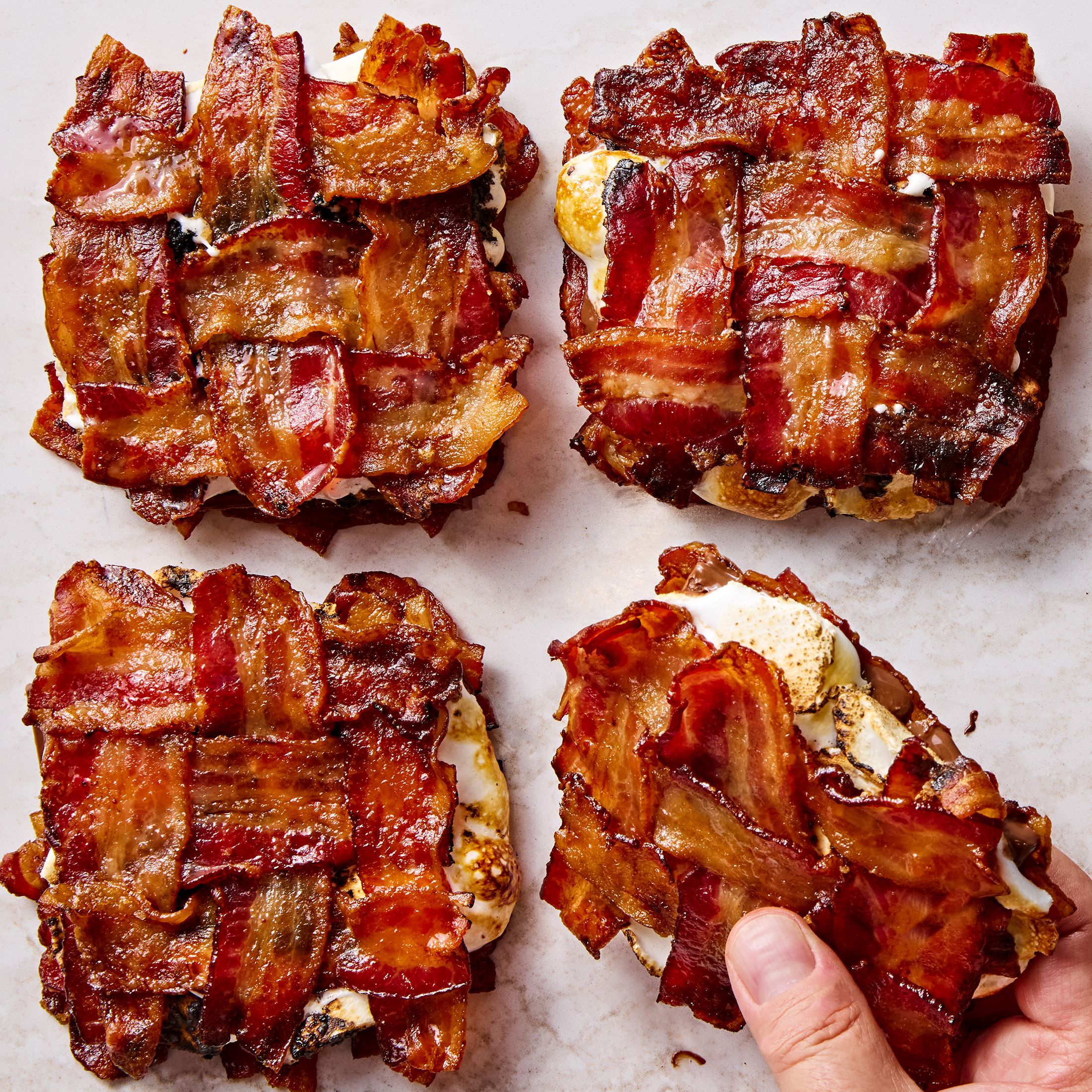 Bacon-Weave S'mores