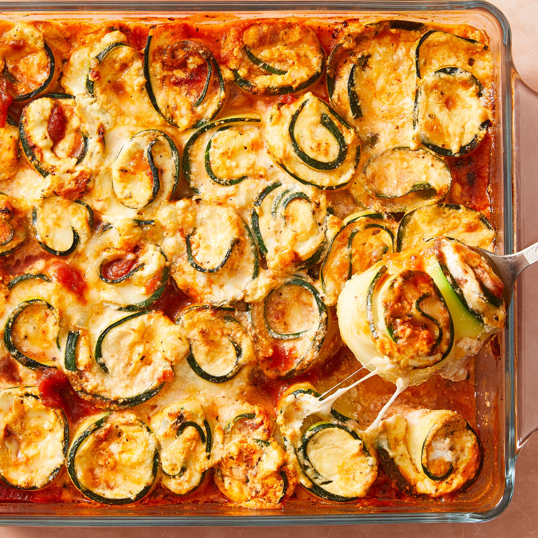 Zucchini Lasagna Roll-Ups