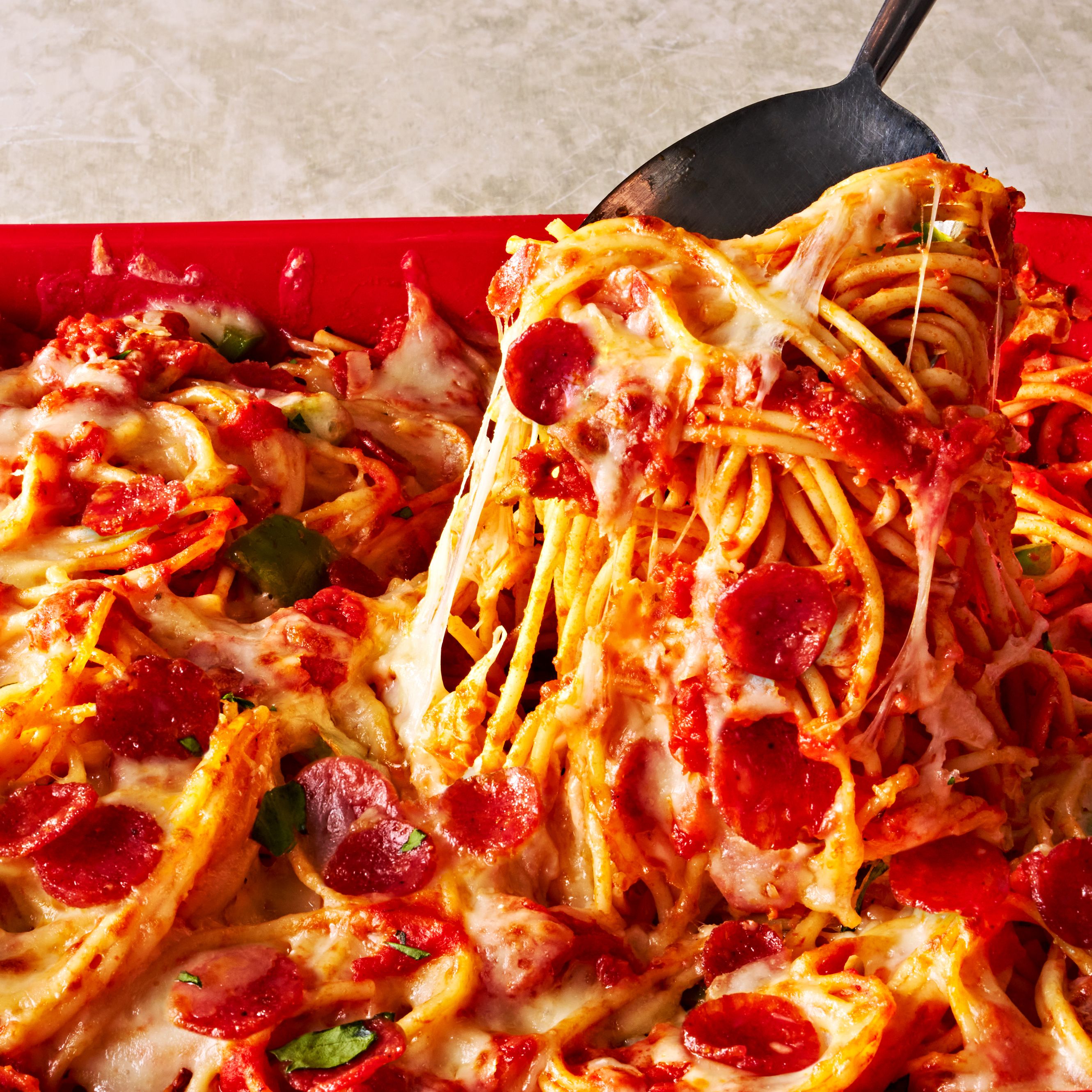 Pizza Spaghetti Combines Two Classic Italian Favorites