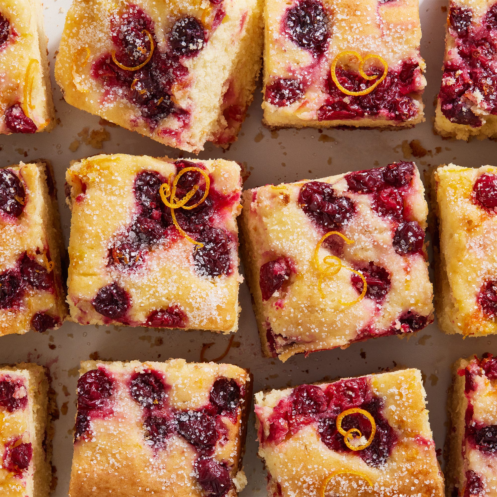 Cranberry Mimosa Breakfast Cake