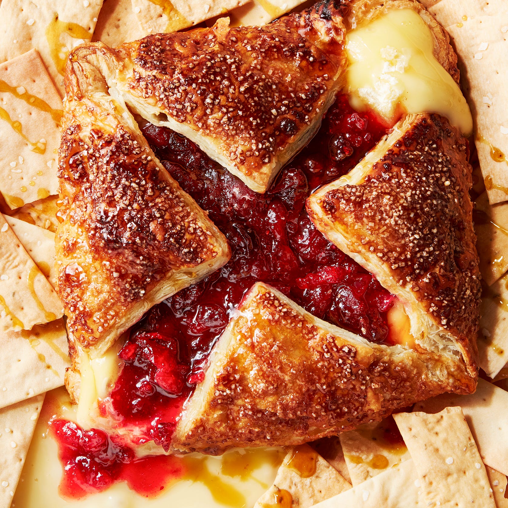 Maple-Cranberry Baked Brie