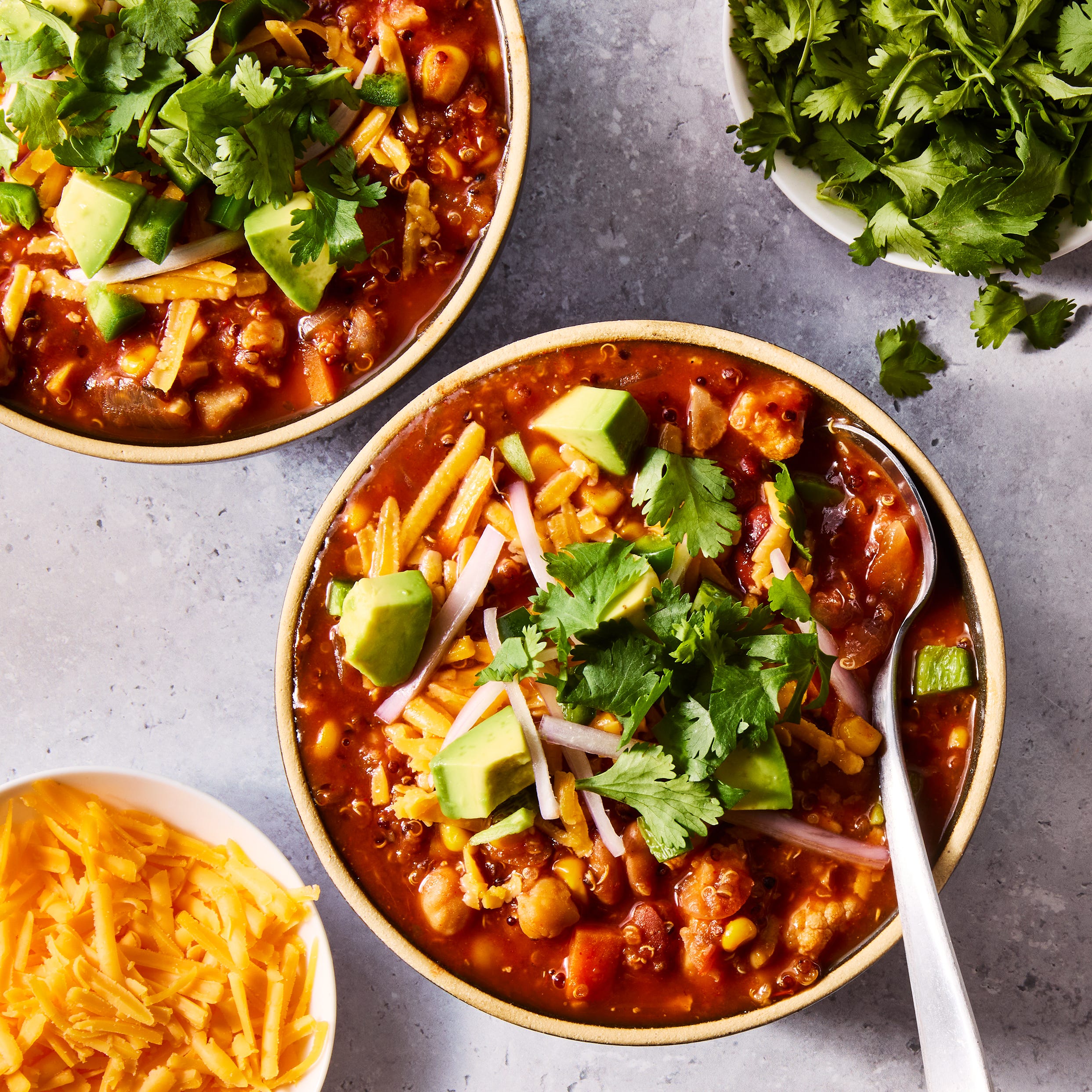 Slow-Cooker Quinoa Chili