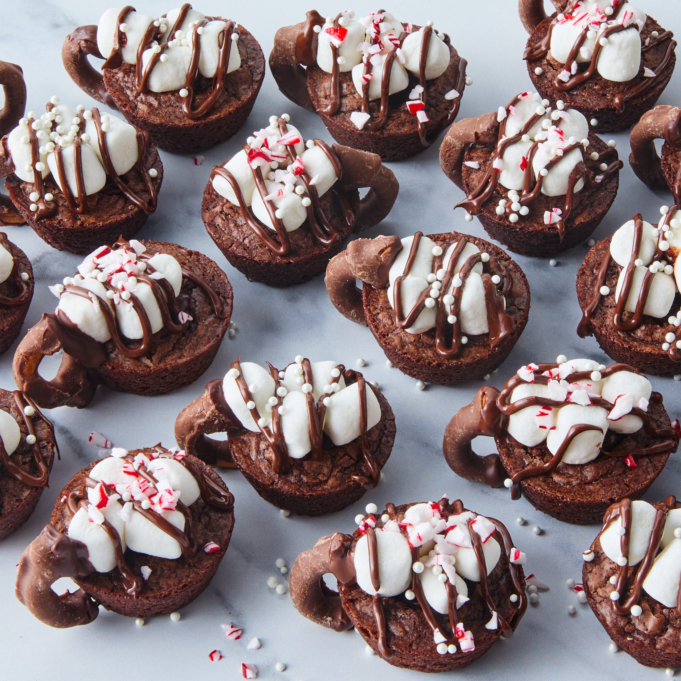 Hot Chocolate Brownie Cups Hot Chocolate Brownie Cups